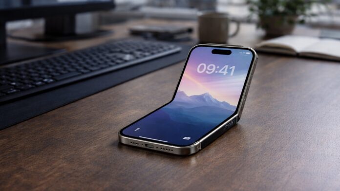 Skladací iPhone v tvare V
