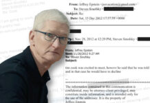 Meno Tima Cooka v e-mailoch Jeffreyho Epsteina: Čo má s nimi šéf Apple? Tim Cook Jeffry Epstein