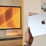 Apple Studio Display a MacBook Air