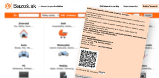 Bazoš.sk prináša bezpečnostnú novinku. Pred pridaním inzerátu musíte zaplatiť Bazoš.sk