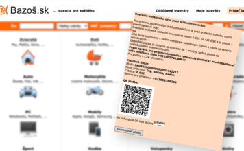 Bazoš.sk prináša bezpečnostnú novinku. Pred pridaním inzerátu musíte zaplatiť Bazoš.sk