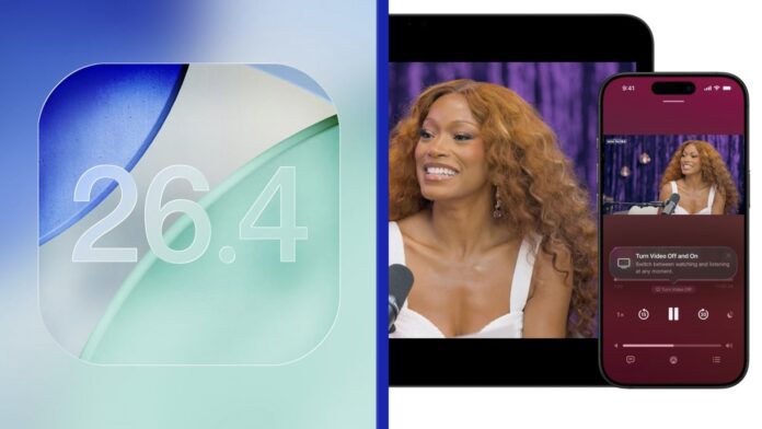 iOS 26.4 Apple Podcasty