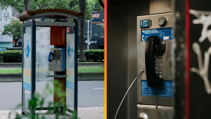 telefónna búdka telefónna búdka