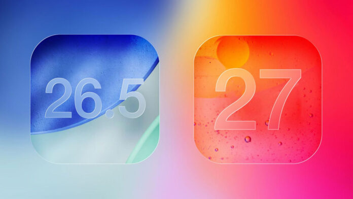 iOS 26.5 a iOS 27 iOS 26.5 a iOS 27