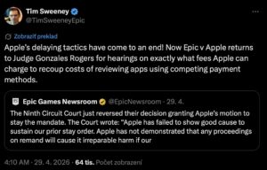 Tim Sweeney Epic Games tweet