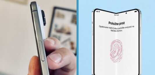 Touch ID pre skladací iPhone