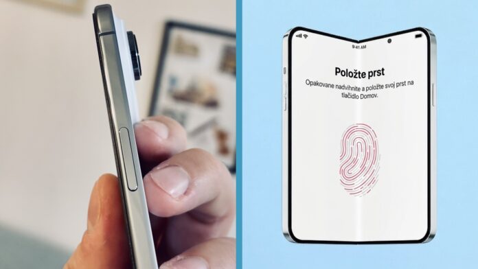 Touch ID pre skladací iPhone