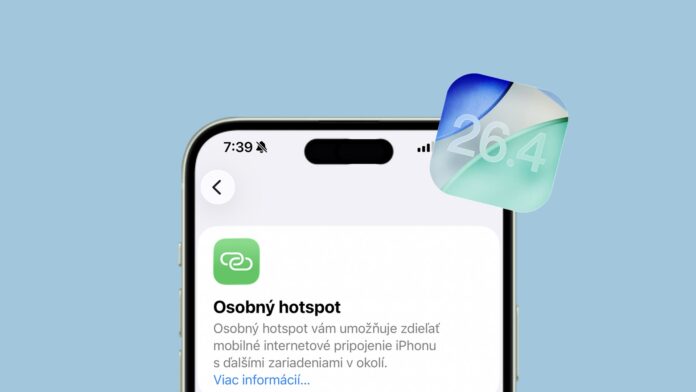 iOS 26.4 HotSpot iOS 26.4 HotSpot
