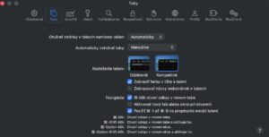 Safari kompaktné taby