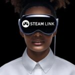 Apple Vision Pro sa zmení na hernú konzolu budúcnosti. Na visionOS prichádza Steam Link Apple Vision Pro Steam Link