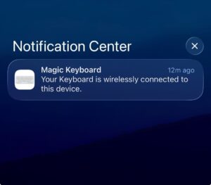 iPad pripojenie magic Keyboard