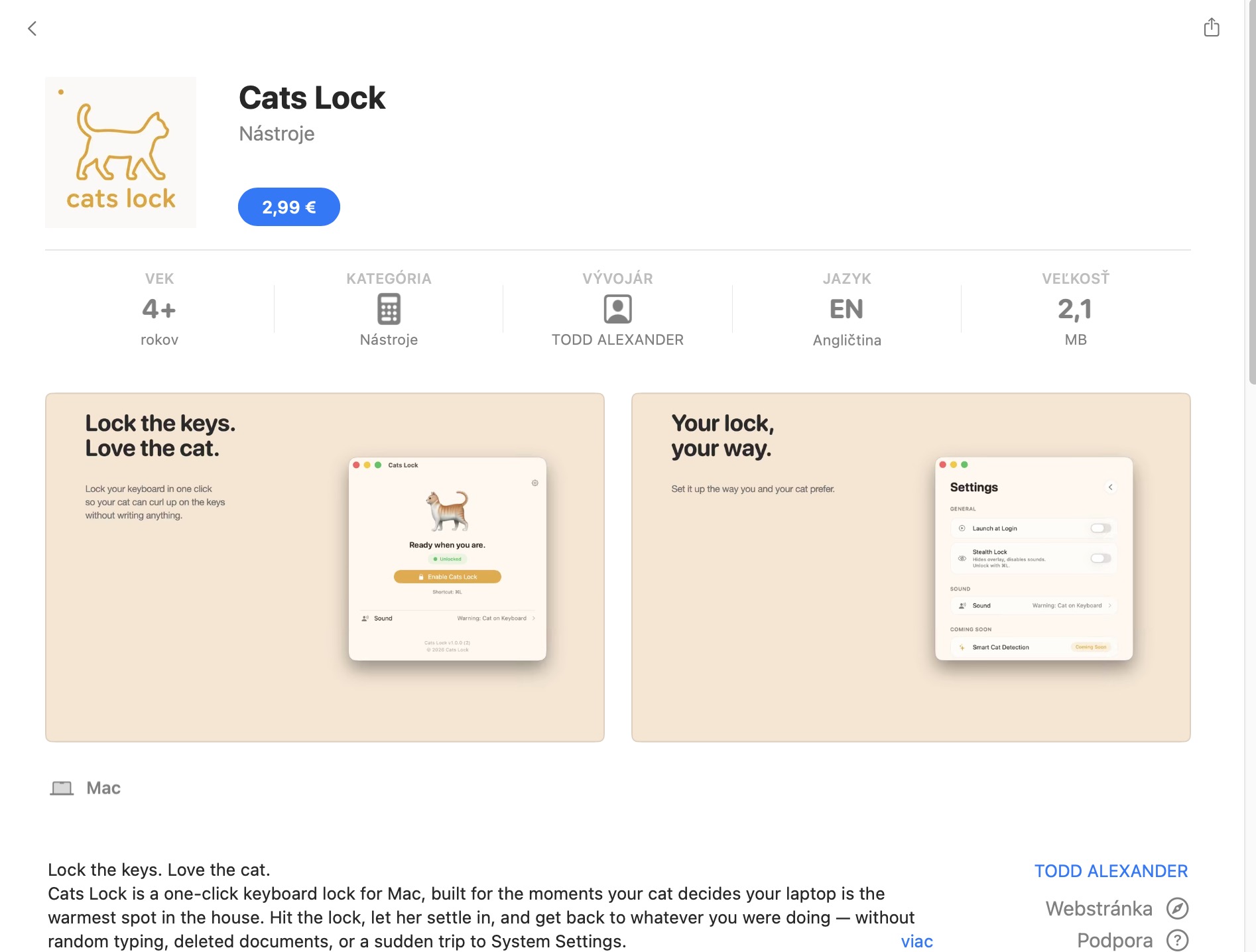 Cats Lock