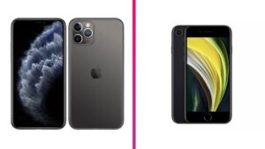 iPhone 11 Pro a iPhone SE 2