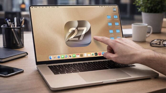 dotykovy MacBook macOS 27