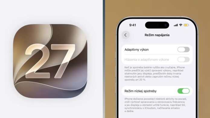 iOS 27 režim nízkej spotreby iOS 27 režim nízkej spotreby