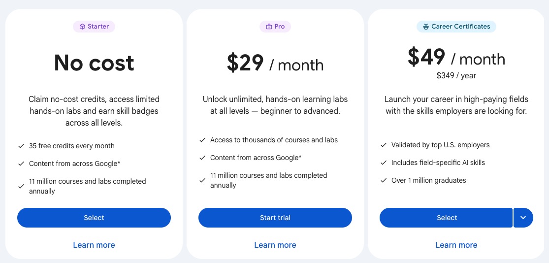 Google Skills