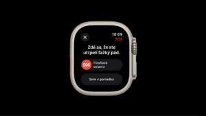 Apple Watch detekcia pádu