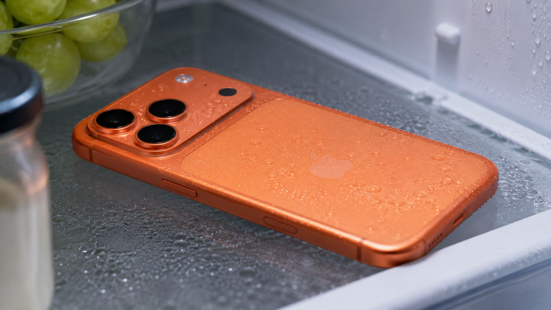 iPhone v chladničke