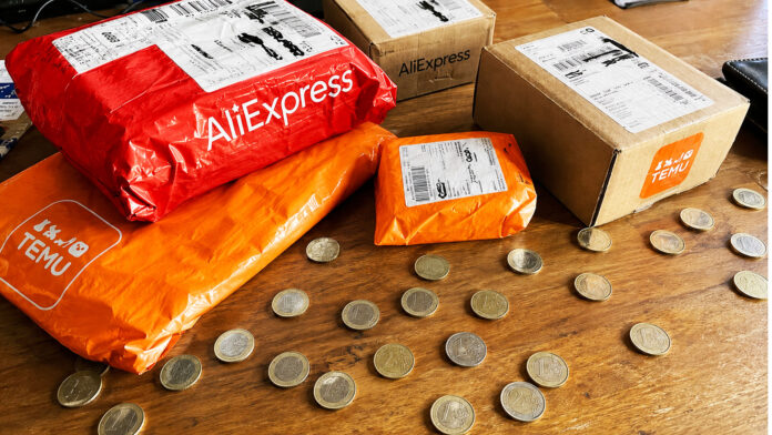 Temu aliexpress cína balíky Temu aliexpress cína balíky