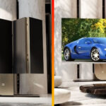 Bugatti ukázalo 137″ TV pre milionárov. Rozloží sa za 45 SEKÚND Bugatti N1 TV