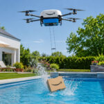 VIDEO: Dron od Amazonu doručil balík ROVNO do bazéna. Nie je to prvý trapas Dron amazon bazén