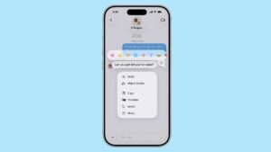 iMessage reakcie na správy