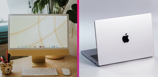 iMac 24" a MacBook Pro