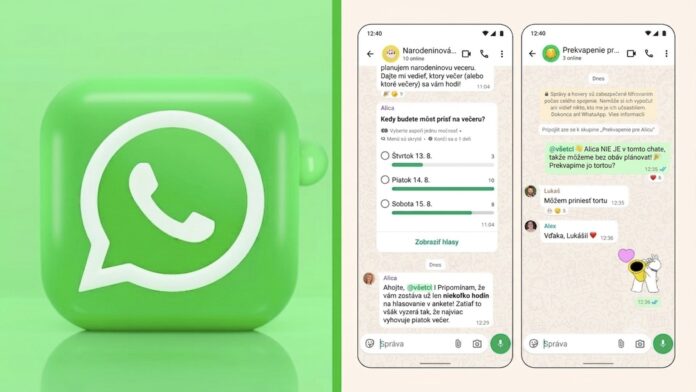 WhatsApp funkcie