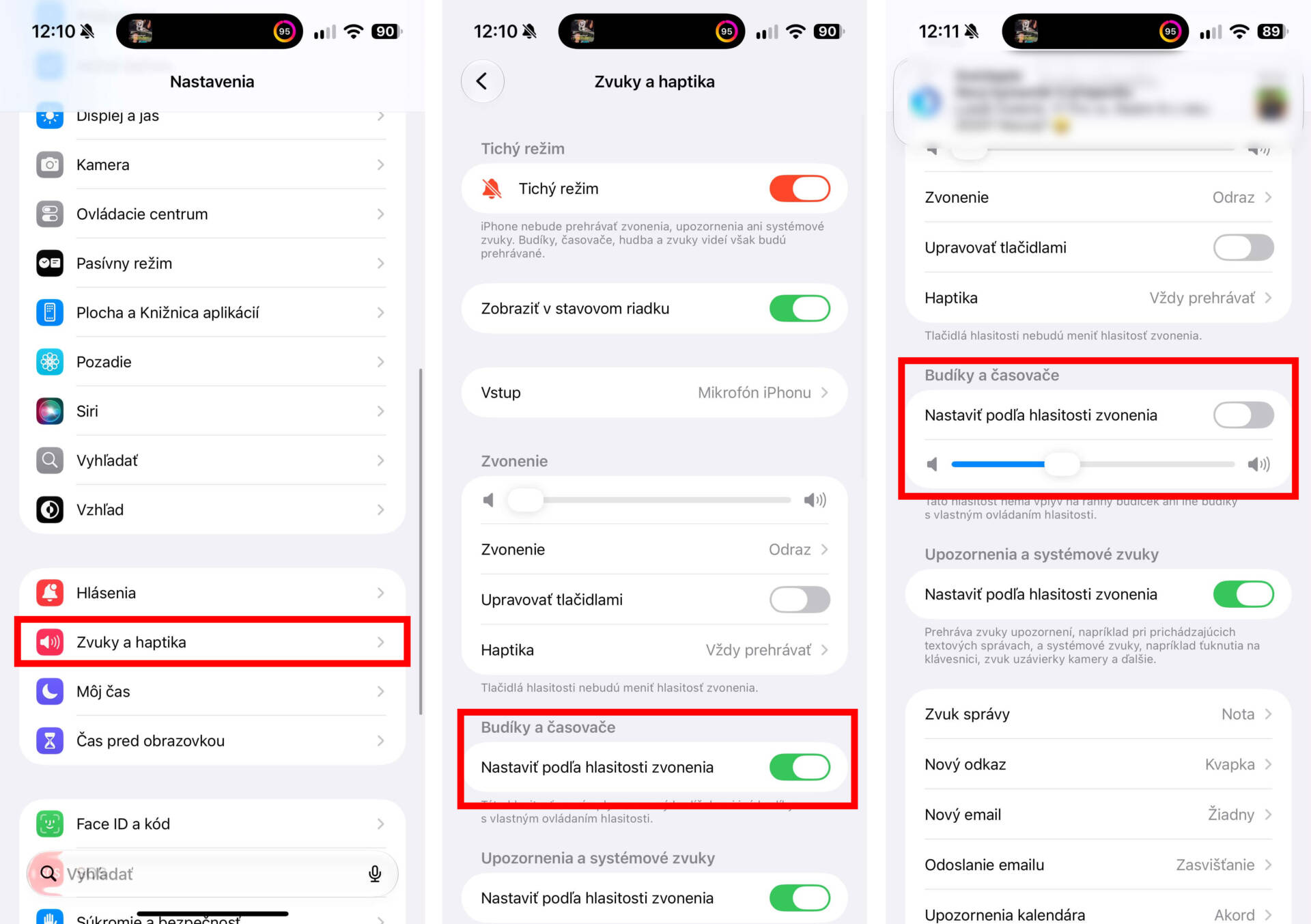 budík ios 27