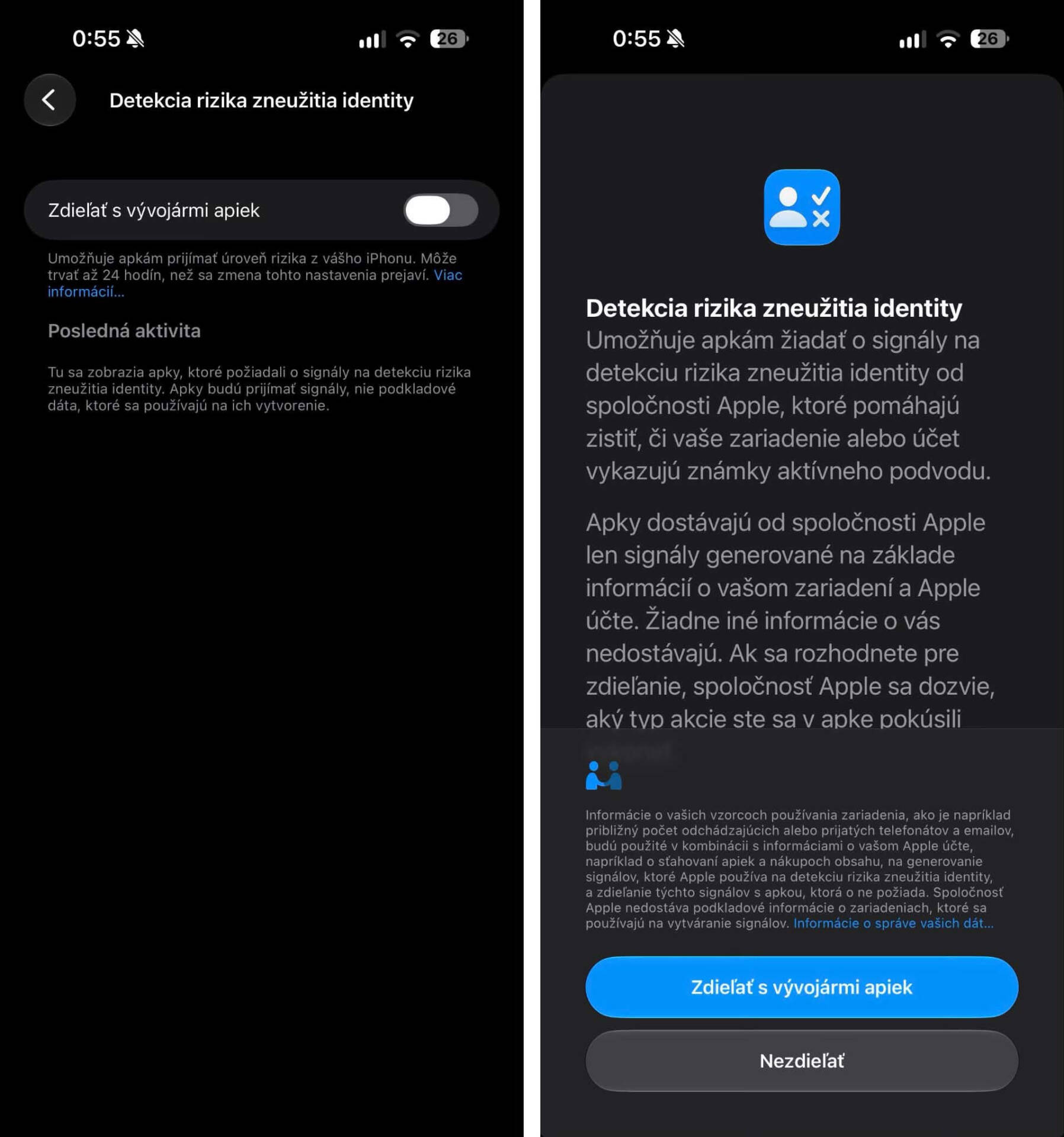 dáta ios 27