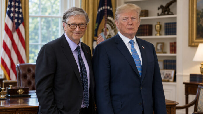 Donald Trump a Bill Gates Donald Trump a Bill Gates