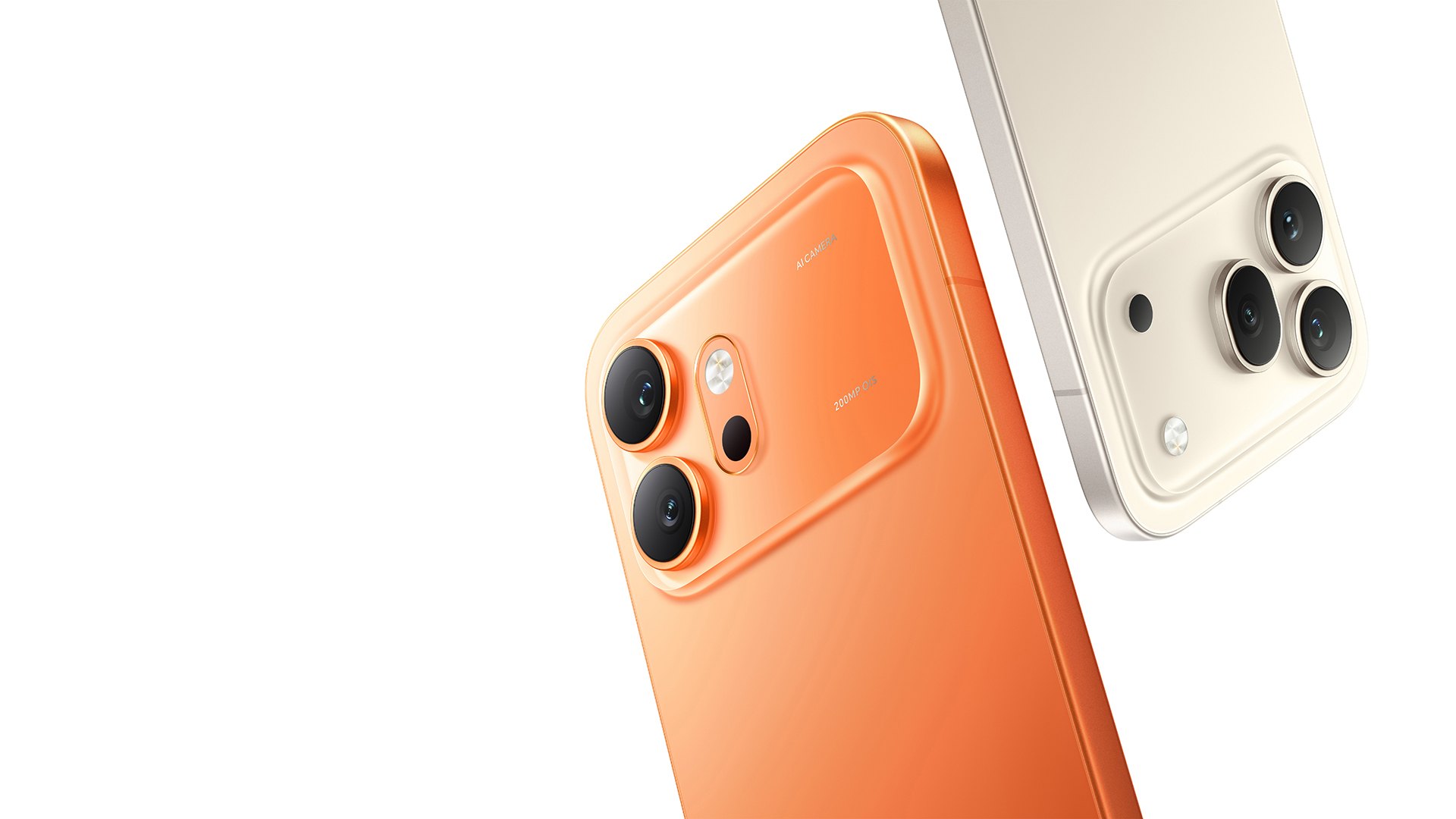Honor 600 a Honor 600 Pro v oranžovej a bielej farbe
