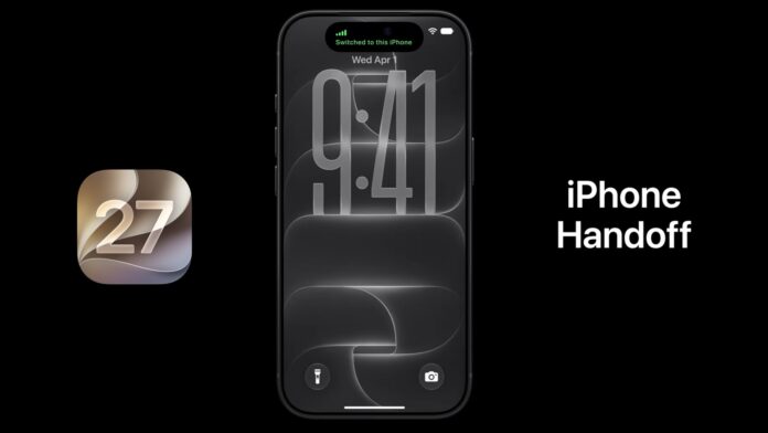 iPhone Handoff iOS 27