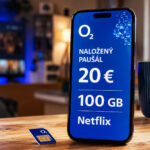 O2 spustilo NALOŽENÝ paušál za 20 €. Má 100 GB aj Netflix O2 naložený paušál