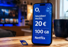 O2 spustilo NALOŽENÝ paušál za 20 €. Má 100 GB aj Netflix O2 naložený paušál
