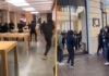 Francúzskom otriasli NEPOKOJE. Výtržníci vyrabovali dva Apple Store Apple Store Francúzsko
