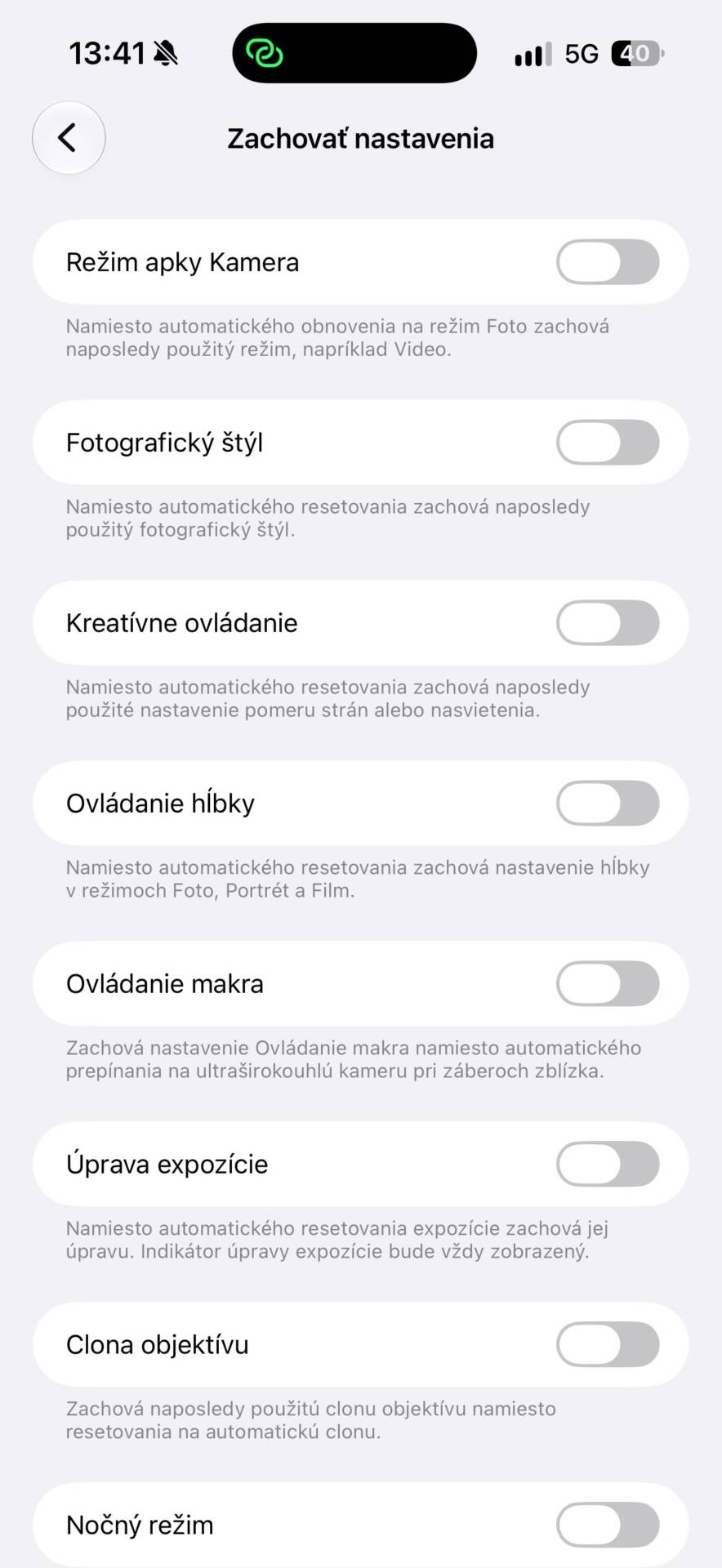 pokročilé ovládanie kamery iPhone 18 pro Max