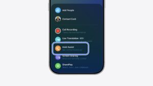 iPhone Hold Assistant