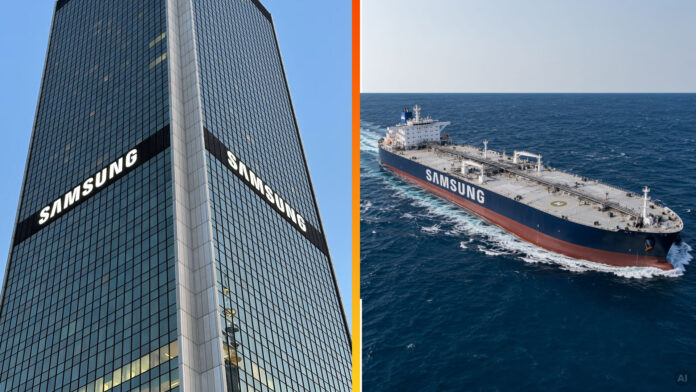 mrakodrap a tanker Samsung