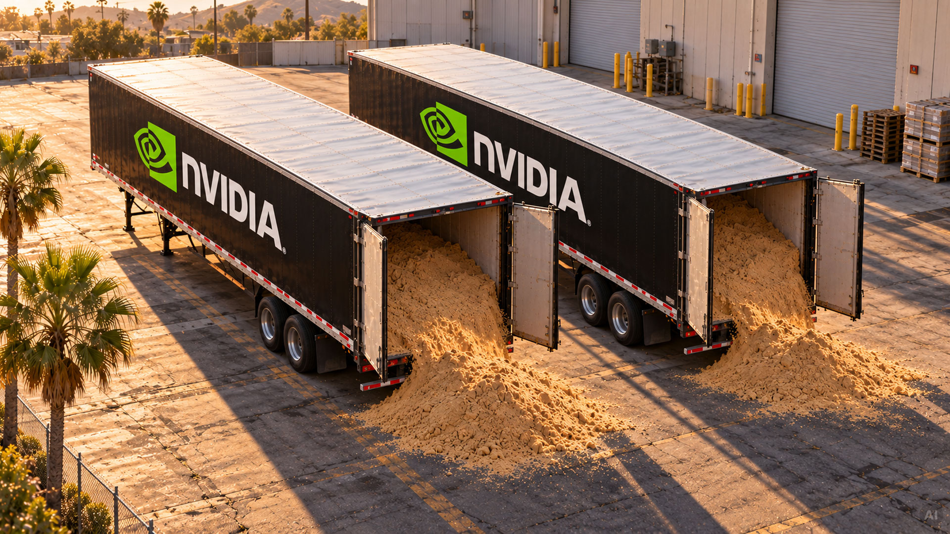 Nvidia náves piesok