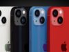 iPhone 14 Max v bielej, čiernej, modrej a červenej farbe